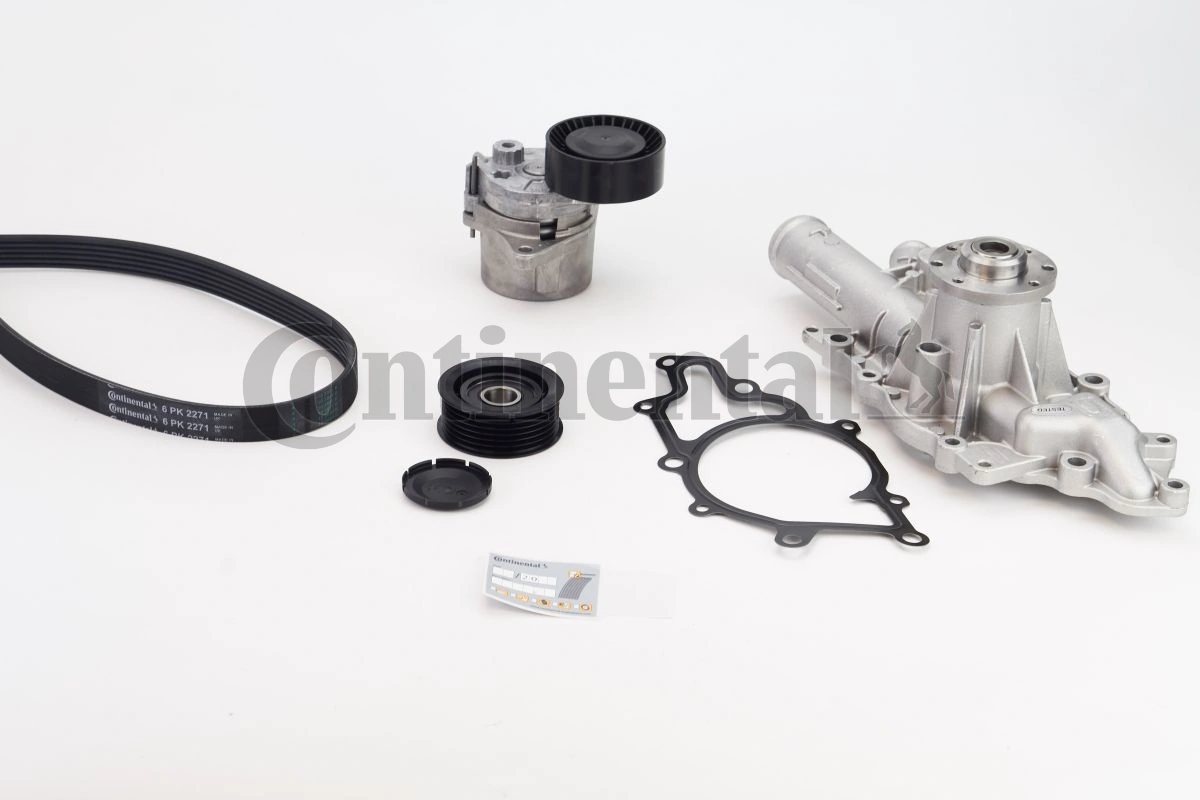 Water Pump + V-ribbed Belt Kit